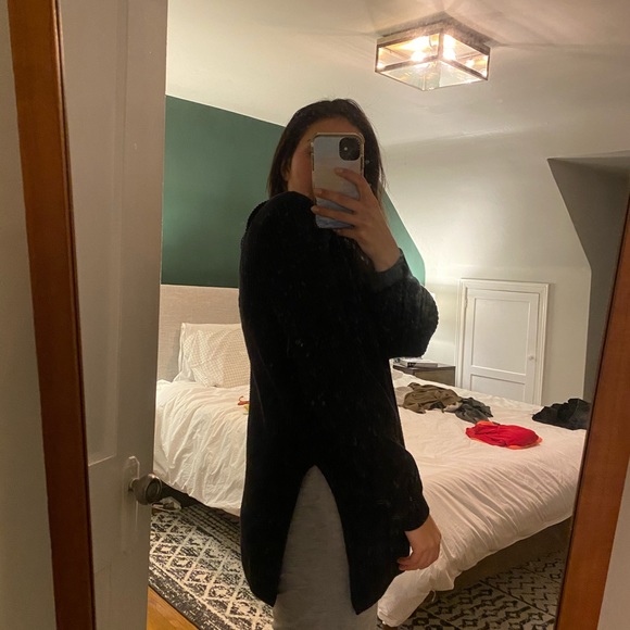 LOFT sexy back black sweater - Picture 3 of 4